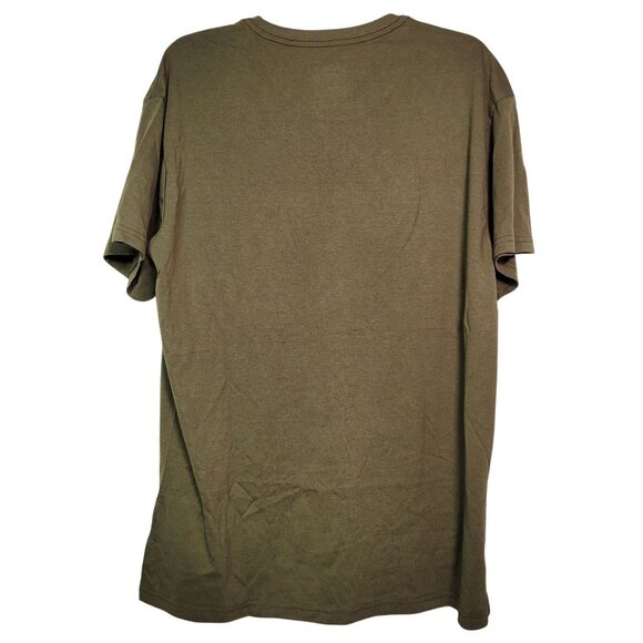 Athletic Works Men's Short Sleeve Smoky Olive Tri-Blend Tee L (42-44) - Picture 2 of 9